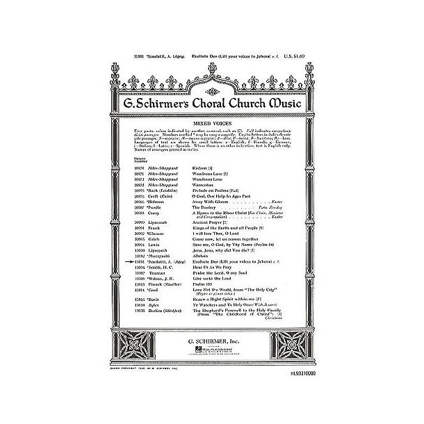 Alessandro Scarlatti: Exultate Deo