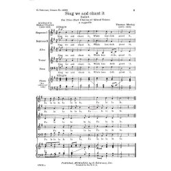 Thomas Morley: Sing We And Chant It