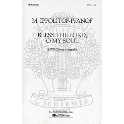 Mikhail Ippolitov-Ivanov: Bless The Lord, O My Soul (SATB)