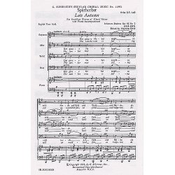 Johannes Brahms: Spatherbst (Late Autumn) Op.92 No.2