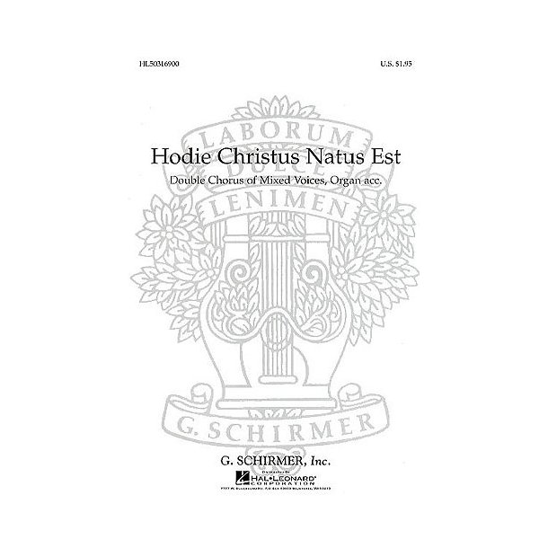 Giovanni Gabrieli: Hodie Christus Natus Est