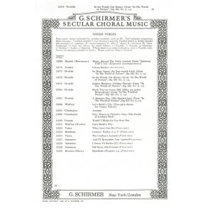 Antonin Dvorak: Im Haine Op.63 No.2