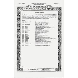 Johannes Brahms: Nachtwache No.2 Op.104 No.2