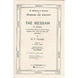 G. F. Handel: Messiah- (Schirmer Vocal Score)