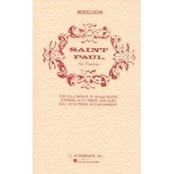 Felix Mendelssohn: Saint Paul (Vocal Score)- Schirmer Edition
