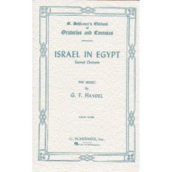 G. F. Handel: Israel In Egypt (Vocal Score)- Schirmer Edition