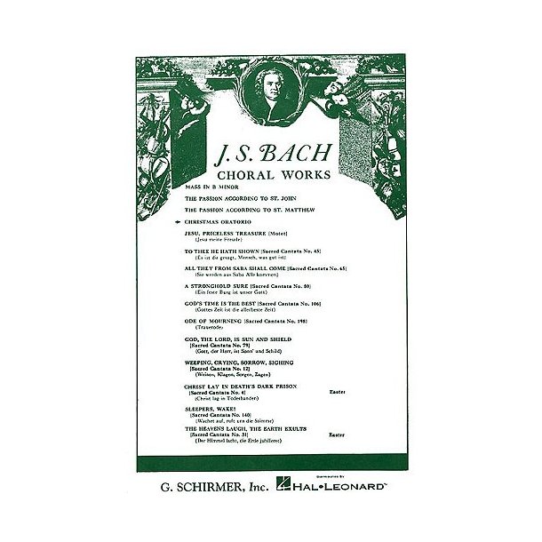 J. S. Bach: Christmas Oratorio (Vocal Score)