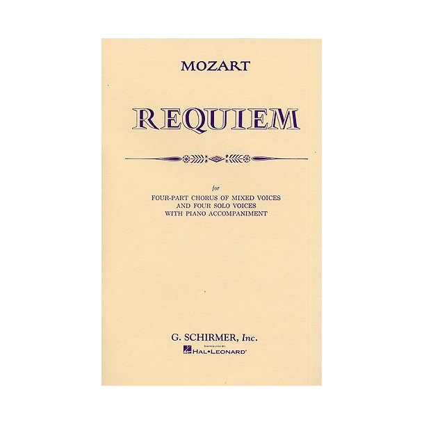 W.A. Mozart: Requiem (Vocal Score)