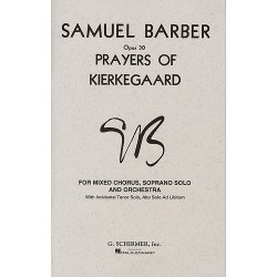 Samuel Barber: Prayers Of Kierkegaard Op.30 (Vocal Score)