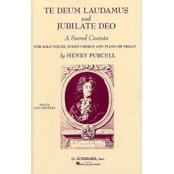 Henry Purcell: Te Deum And Jubilate Deo (Vocal Score)