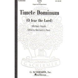 Michael Haydn: Timete Dominum