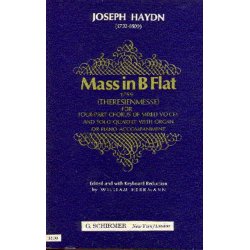 Joseph Haydn: Mass In B Flat (Theresienmesse)- Vocal Score