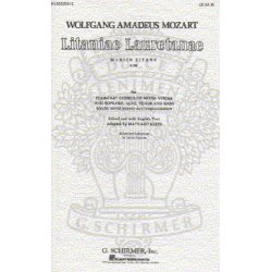 W.A. Mozart: Litaniae Lauretanae (Vocal Score)