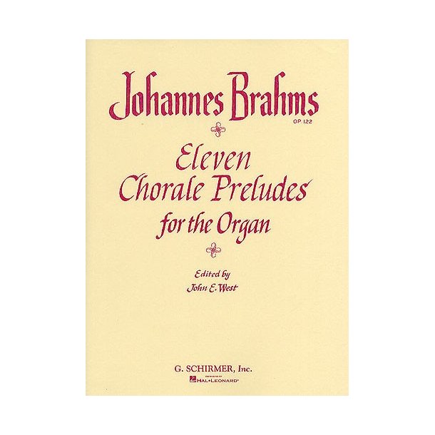 Johannes Brahms: Eleven Chorale Preludes For Organ