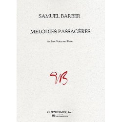 Samuel Barber: Melodies Passageres Op.27 (Low Voice)