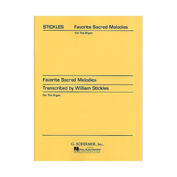 Favourite Sacred Melodies For Organ