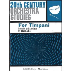 20th Century Orchestra Studies For Timpani (Ed. Alan Abel)