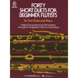 Louis Moyse: Forty Short Duets For Beginner Flutists