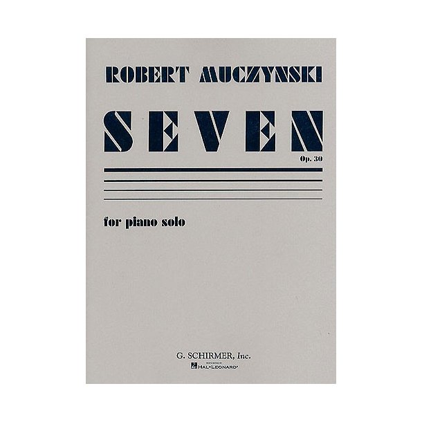 Robert Muczynski: Seven For Piano Op.30