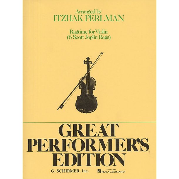 Ragtime For Violin - Six Scott Joplin Rags