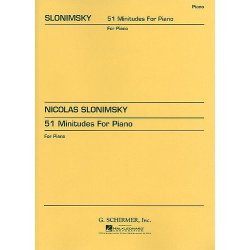 Nicolas Slonimsky: 51 Minitudes For Piano