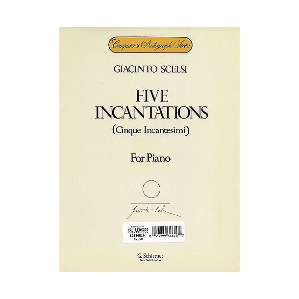 Giacinto Scelsi: Five Incantations