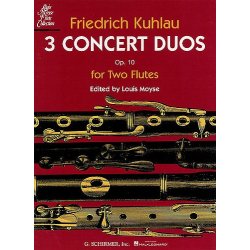 Freidrich Kuhlau: Three Concert Duos For Two Flutes Op.10