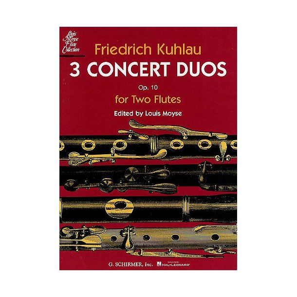 Freidrich Kuhlau: Three Concert Duos For Two Flutes Op.10