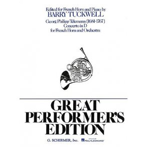 G.P. Telemann: Concerto In D For French Horn And Orchestra (Horn/Piano)