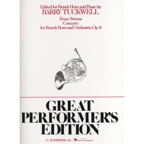 Franz Strauss: Concerto For French Horn And Orchestra Op.8 (Horn/Piano)