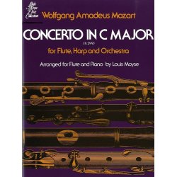 W. A. Mozart: Concerto For Flute, Harp And Orchestra (Flute/Piano)
