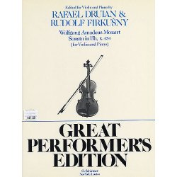 W. A. Mozart: Sonata In B Flat For Violin And Piano K454