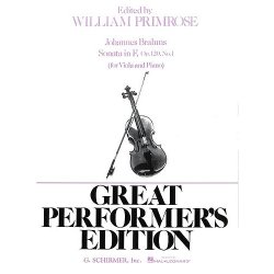 Johannes Brahms: Sonata For Viola And Piano No.1 In F Op.120