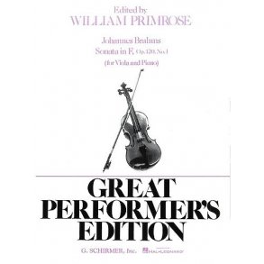 Johannes Brahms: Sonata For Viola And Piano No.1 In F Op.120
