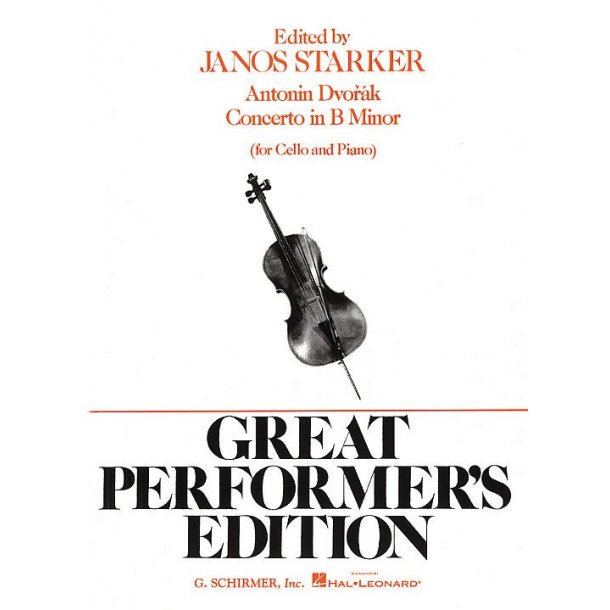 Antonin Dvorak: Cello Concerto In B Minor (Cello/Piano)