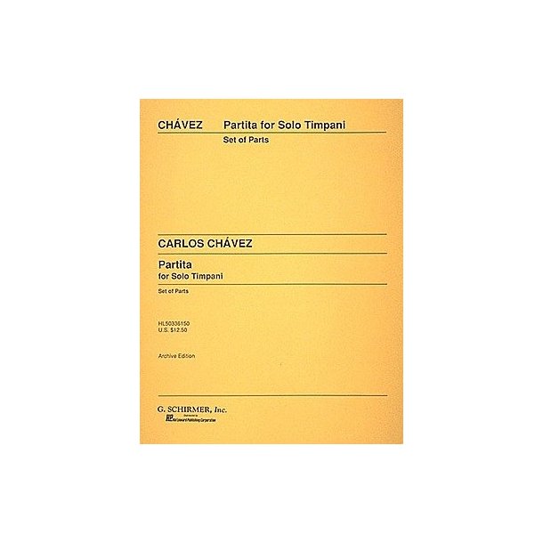 Carlos Chavez: Partita For Solo Timpani