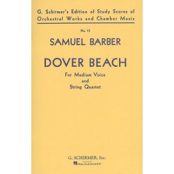 Samuel Barber: Dover Beach Op. 3 (Study Score)
