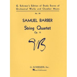 Samuel Barber: String Quartet Op.11 (Score)