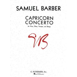 Samuel Barber: Capricorn Concerto (Study Score)