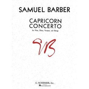 Samuel Barber: Capricorn Concerto (Study Score)