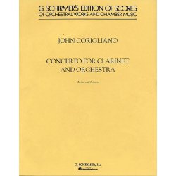 John Corigliano: Concerto for Clarinet And Orchestra (Study Score)