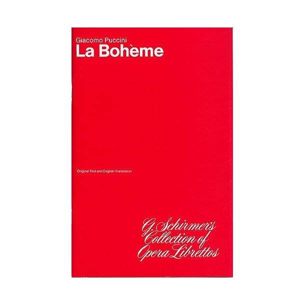 Giacomo Puccini La Boheme Libretto