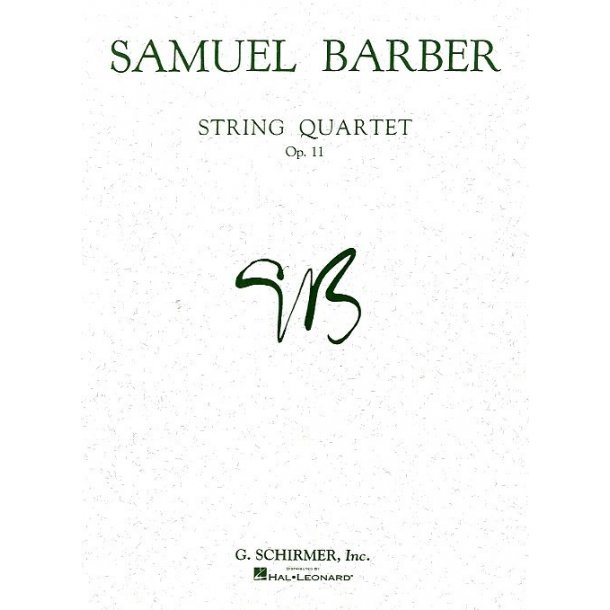 Samuel Barber: String Quartet Op.11 (Parts)