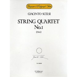 Giacinto Scelsi: String Quartet No.1 (Score/Parts)