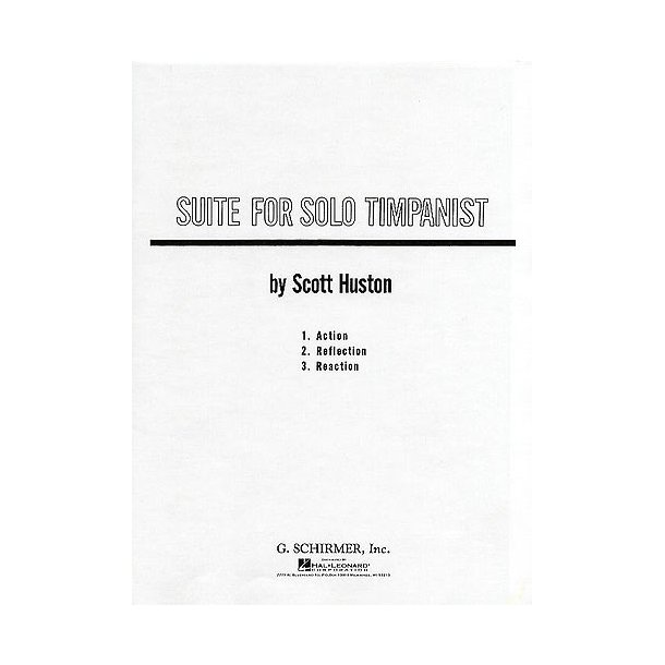 Scott Huston: Suite For Solo Timpanist