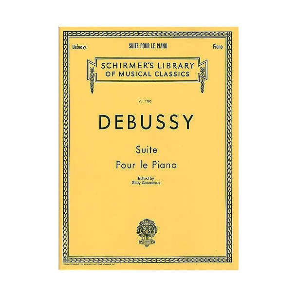 Claude Debussy: Suite Pour Le Piano