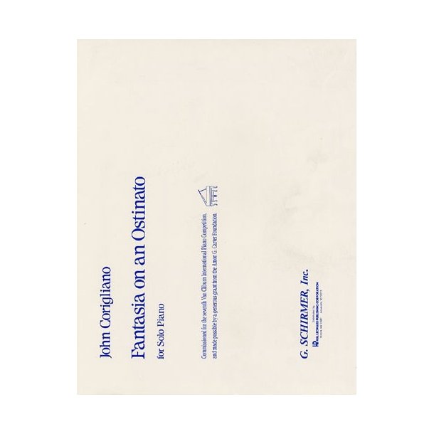 John Corigliano: Fantasia On An Ostinato (Piano)