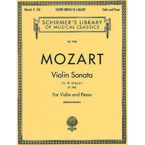 W. A. Mozart: Violin Sonata In A K.526