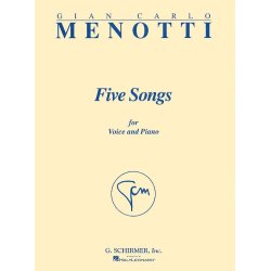 Gian Carlo Menotti: Five Songs