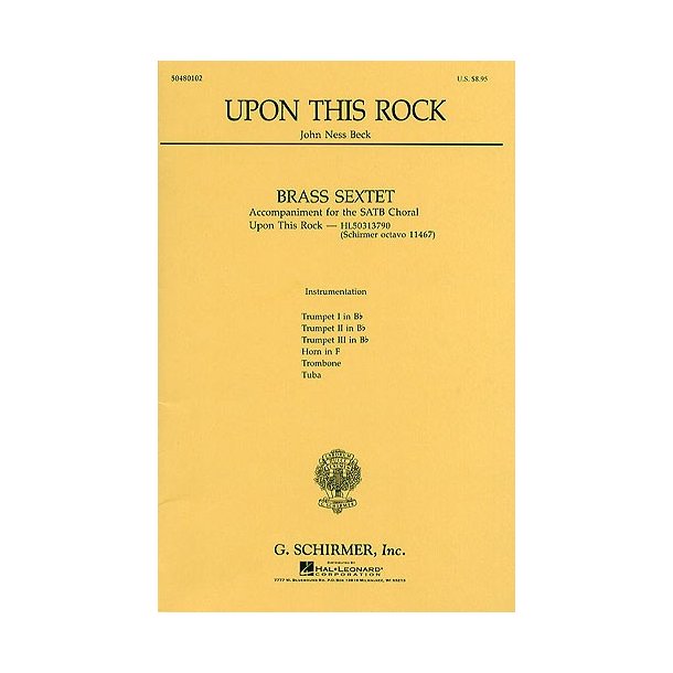 John Ness Beck: Upon This Rock (Brass Parts)